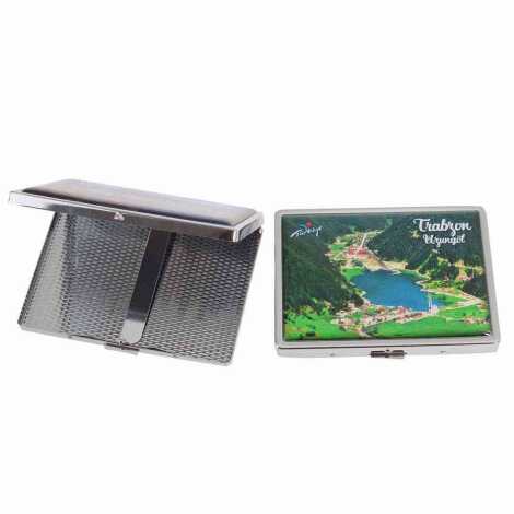 Trabzon Themed Myros Metal Pocket Ashtray 50x15 mm - 1