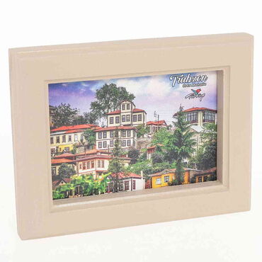 Myros - Trabzon Themed Small Wooden Printed Frame 120x150 mm