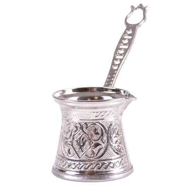 Myros - Traditional Turkish Tin Metal Coffee Pot No: 2