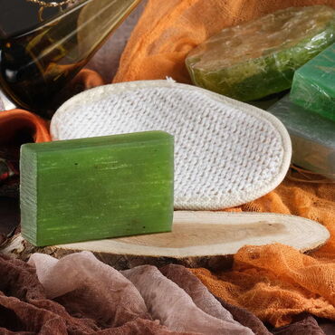 Transparent Basil Soap Bar 100Gr - 3