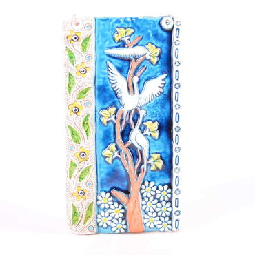 Myros - Tree Themed Nautical Ceramics Sixth Size Wall Hanging