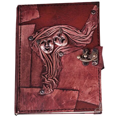 Trend Design Themed Medium Leather Notebook - 2