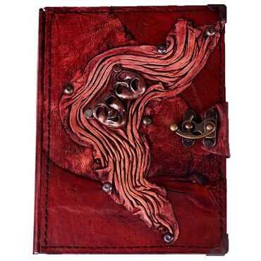 Trend Design Themed Medium Leather Notebook - 3