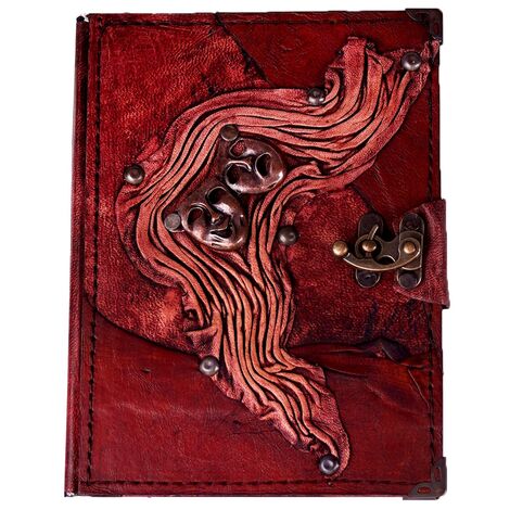 Trend Design Themed Medium Leather Notebook - 3