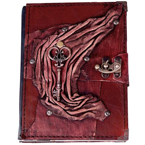 Trend Design Themed Medium Leather Notebook - 4