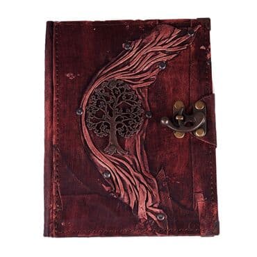 Trend Design Themed Large Leather Notebook - 2