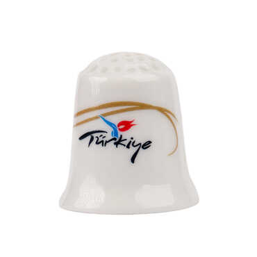 Turkey Themed Ceramic Thimble - Myros