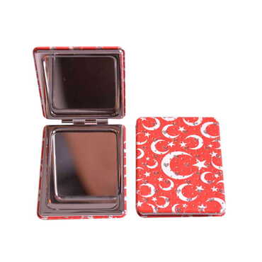 Turkey Themed Custom Printed Rectangle Pocket Mirror - Thumbnail