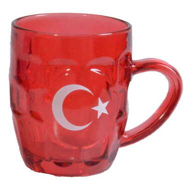 Turkey Themed Glass Mug - Myros
