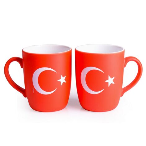 Turkey Themed Porcelain Custom Printed Conical Mug - 2