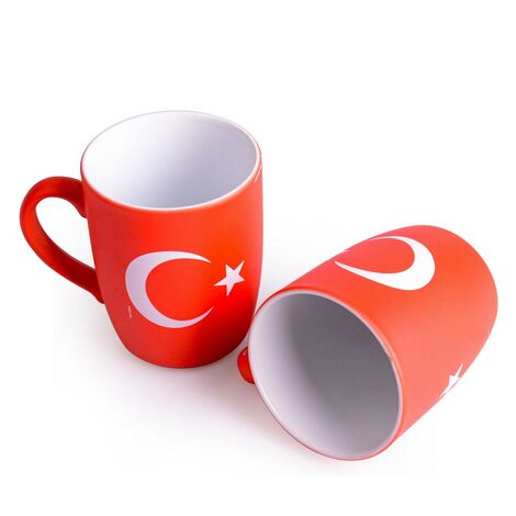Turkey Themed Porcelain Custom Printed Conical Mug - 3
