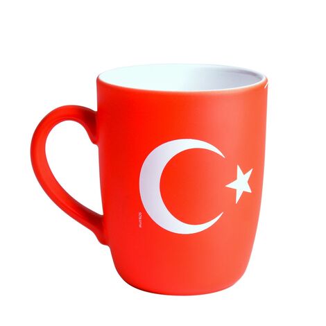 Turkey Themed Porcelain Custom Printed Conical Mug - 4