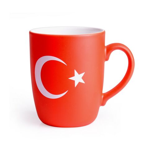 Turkey Themed Porcelain Custom Printed Conical Mug - 5