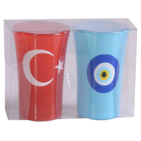 Turkey Themed Shot Glass Set of 2 Pcs - 1