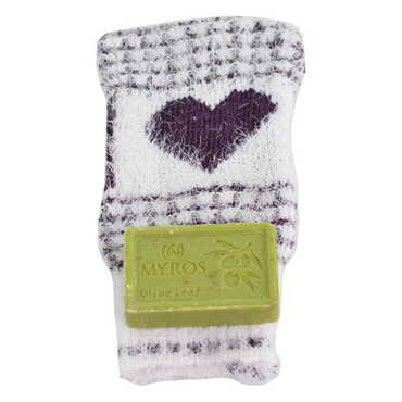 Turkish Bath Hammam Wool Pouch Soap - Thumbnail