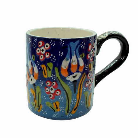 Turkish Ceramic Engraved Relief Mug