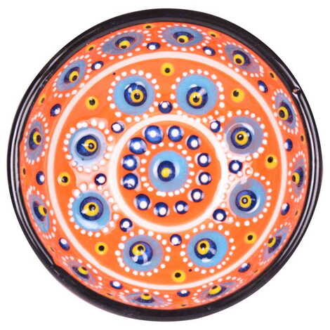 Turkish Ceramic Mandala Bowl 8 cm