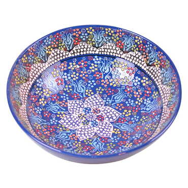 Myros - Turkish Ceramic Pearl Bowl 30 cm