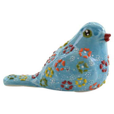 Myros - Turkish Ceramic Relief Pigeon Figurine Medium Size