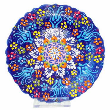 Myros - Turkish Ceramic Relief Plate 18 Cm