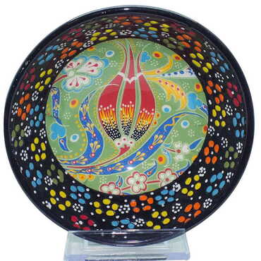 Turkish Ceramic Special Relief Bowl 13 Cm - Thumbnail