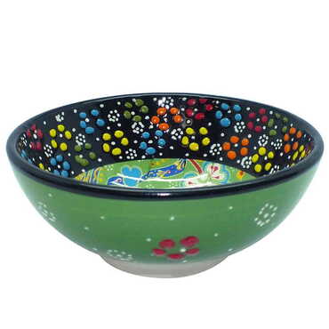 Turkish Ceramic Special Relief Bowl 13 Cm - Thumbnail