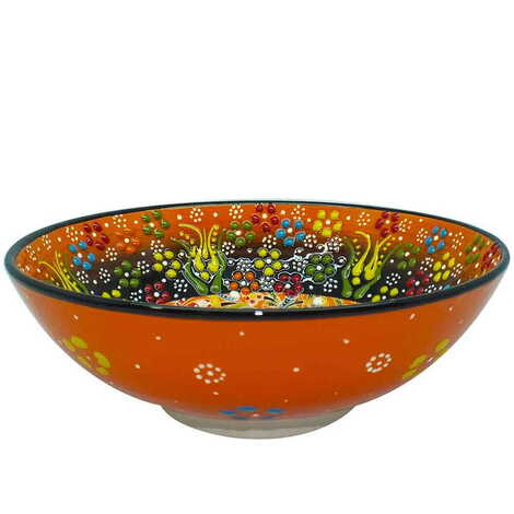 Turkish Ceramic Special Relief Bowl 20 Cm