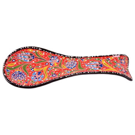 Turkish Ceramic Special Relief Spoon Rest