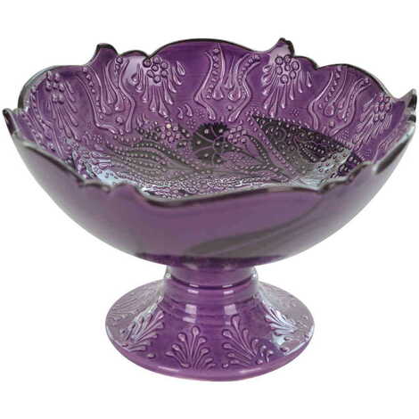 Turkish Ceramic Turquoise Candy Dish 20 cm