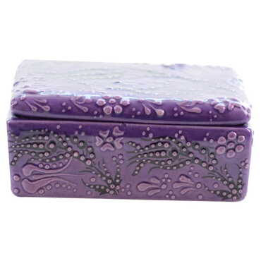 Myros - Turkish Ceramic Turquoise Jewelry Box