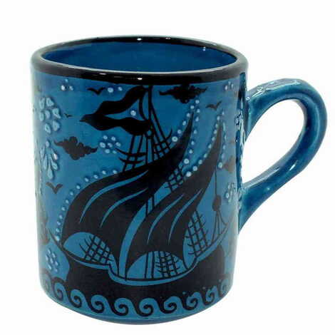 Turkish Ceramic Turquoise Mug