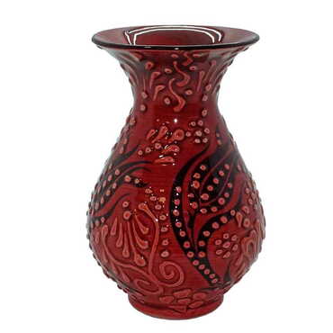 Myros - Turkish Ceramic Turquoise Vase 10 Cm