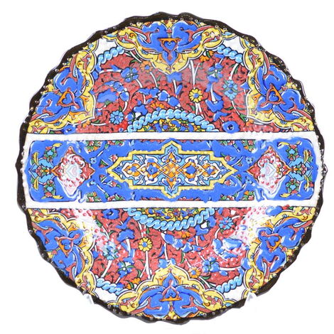Turkish Ceramics Tezhip 18 cm Decorative Plate - 4