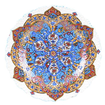Turkish Ceramics Tezhip 18 cm Decorative Plate - 18