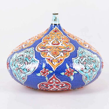Turkish Ceramics Tezhip 20 cm Fig Figurine - 5