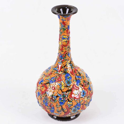 Turkish Ceramics Tezhip 20 cm Tear Drop Vase