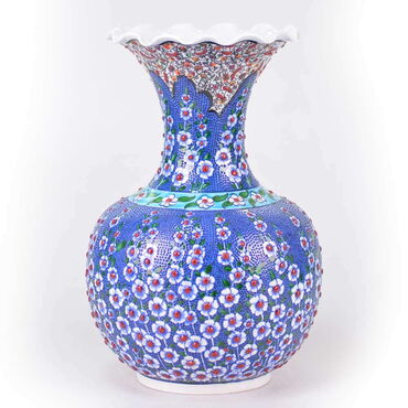 Myros - Turkish Ceramics Tezhip 30 cm Vase