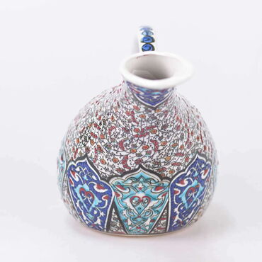 Turkish Ceramics Tezhip Duck Carafe - Thumbnail