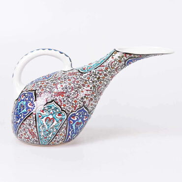 Turkish Ceramics Tezhip Duck Carafe - Myros