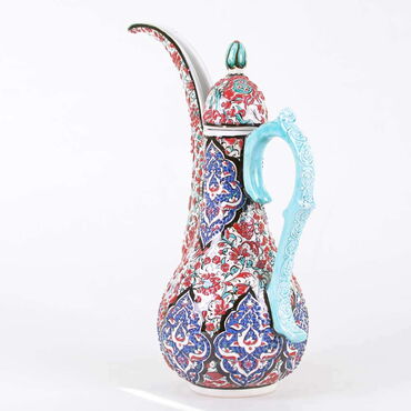 Turkish Ceramics Tezhip Pelikan Carafe - Thumbnail