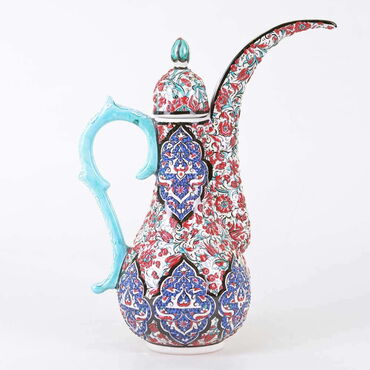 Turkish Ceramics Tezhip Pelikan Carafe - Thumbnail