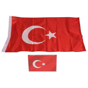 Myros - Turkish Flag 60X90 Cm (Raschel 120 G / M²)