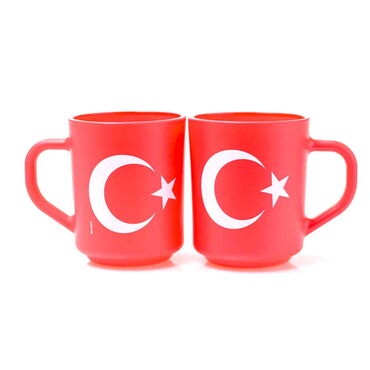 Myros - Turkey Themed Colored Glass Mug