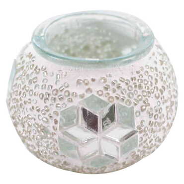 Turkish Mosaic Cracked Candle Holder Lamp Small Size - 8