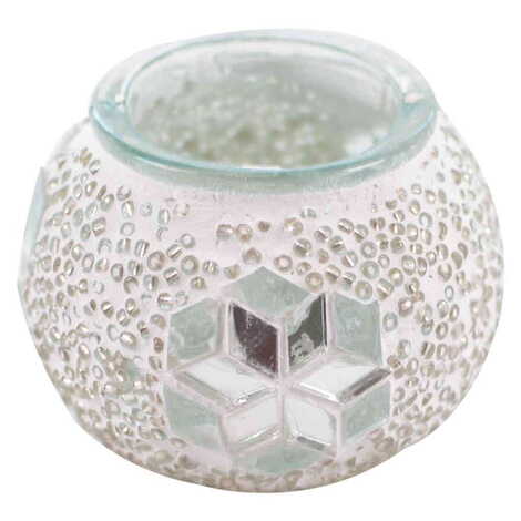 Turkish Mosaic Cracked Candle Holder Lamp Small Size - 8