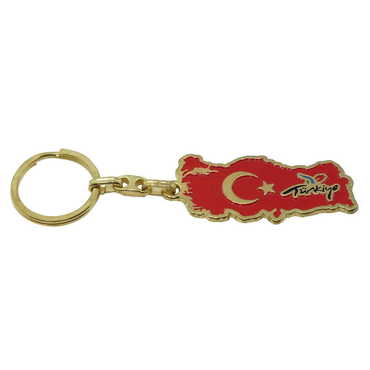 Turkey Themed Metal Customised Enamel Keychain - 6