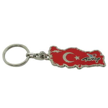 Turkey Themed Metal Customised Enamel Keychain