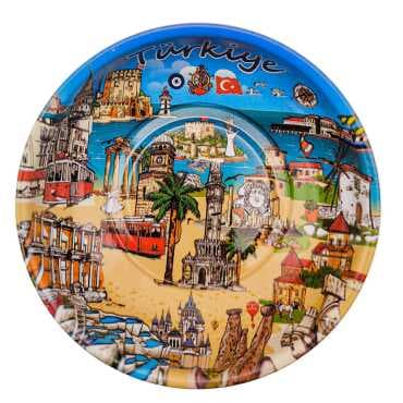Turkey Themed Metal Bowl 95mm