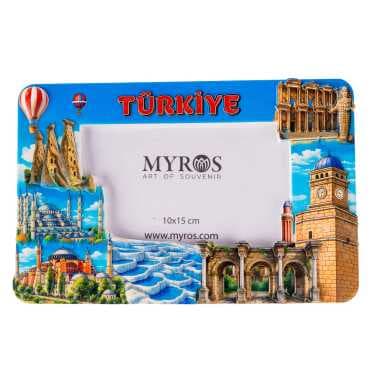 Türkiye Temalı Myros Uv Polyester Fotoğraf Çerçevesi
