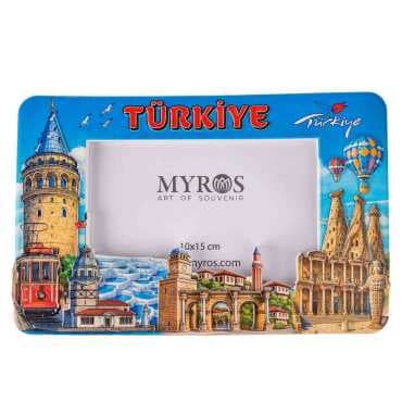 Türkiye Temalı Myros Uv Polyester Fotoğraf Çerçevesi - 3